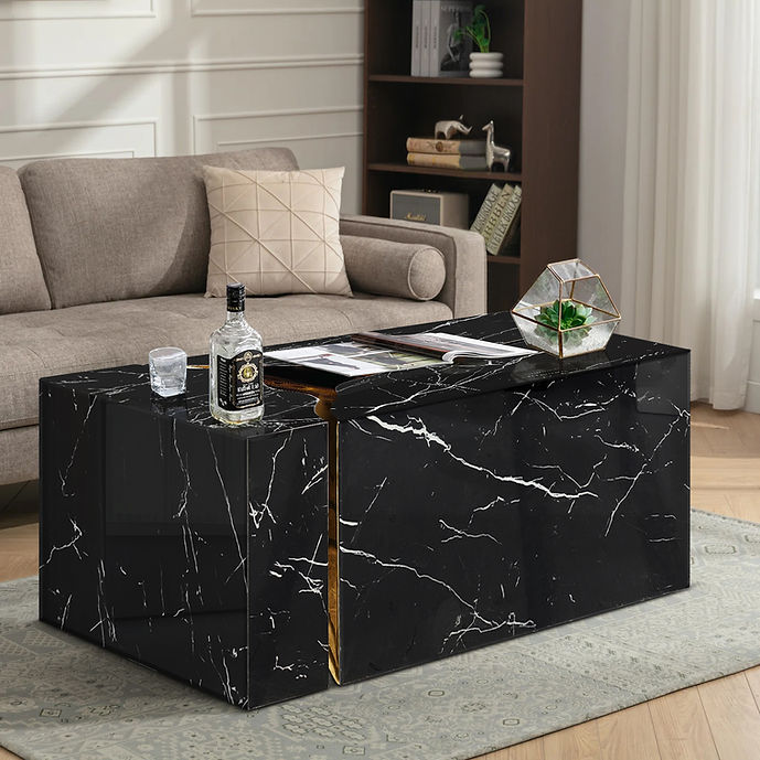 40TC-A STONE COFFEETABLE