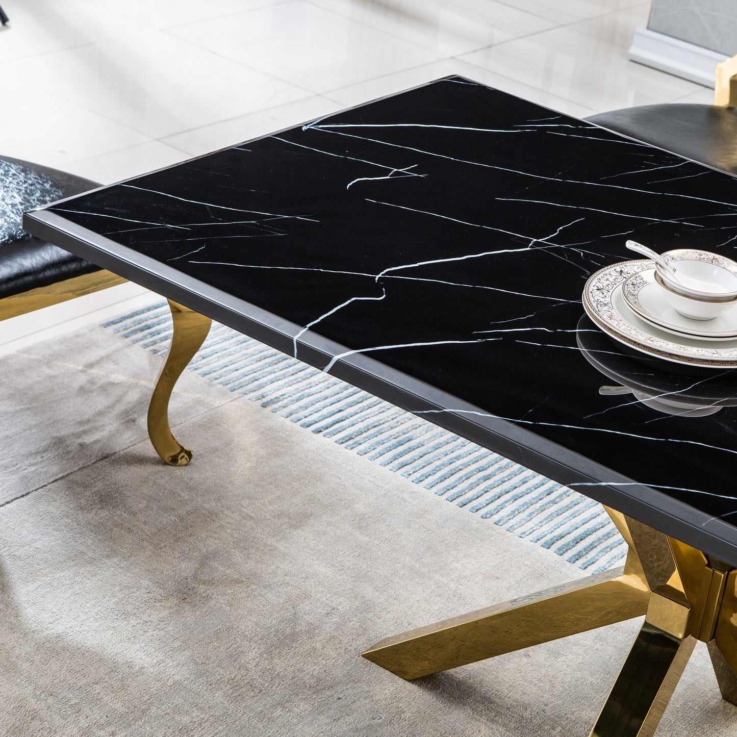 BMG102TD MARBLE DINING TABLE