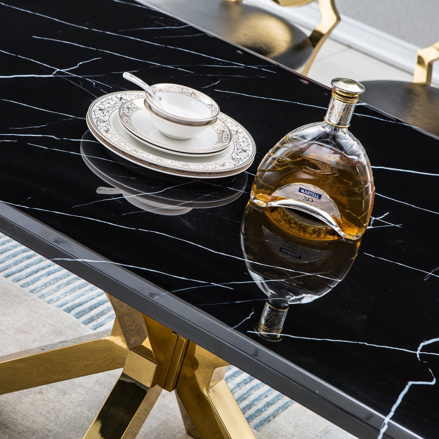 BMG102TD MARBLE DINING TABLE