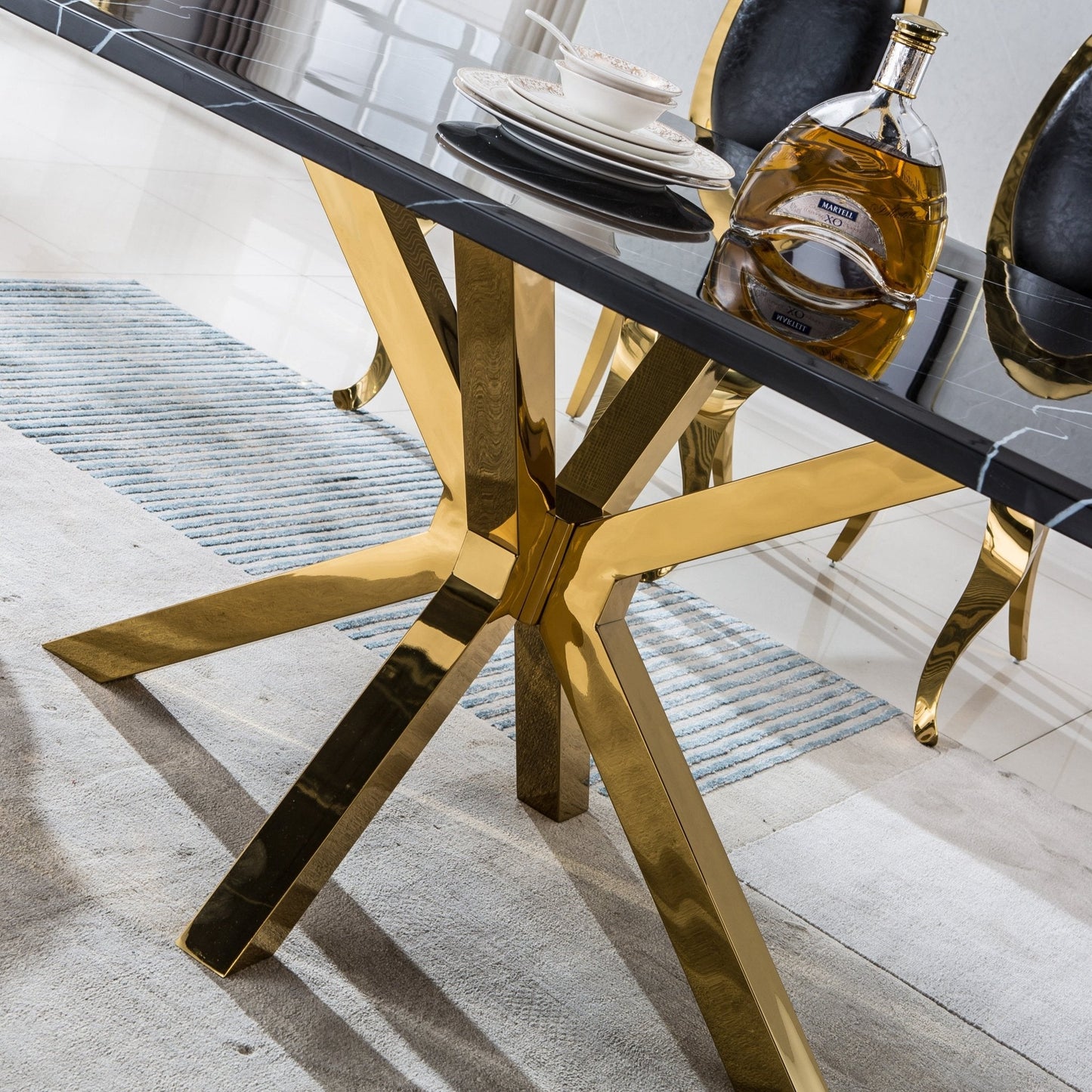 BMG102TD MARBLE DINING TABLE