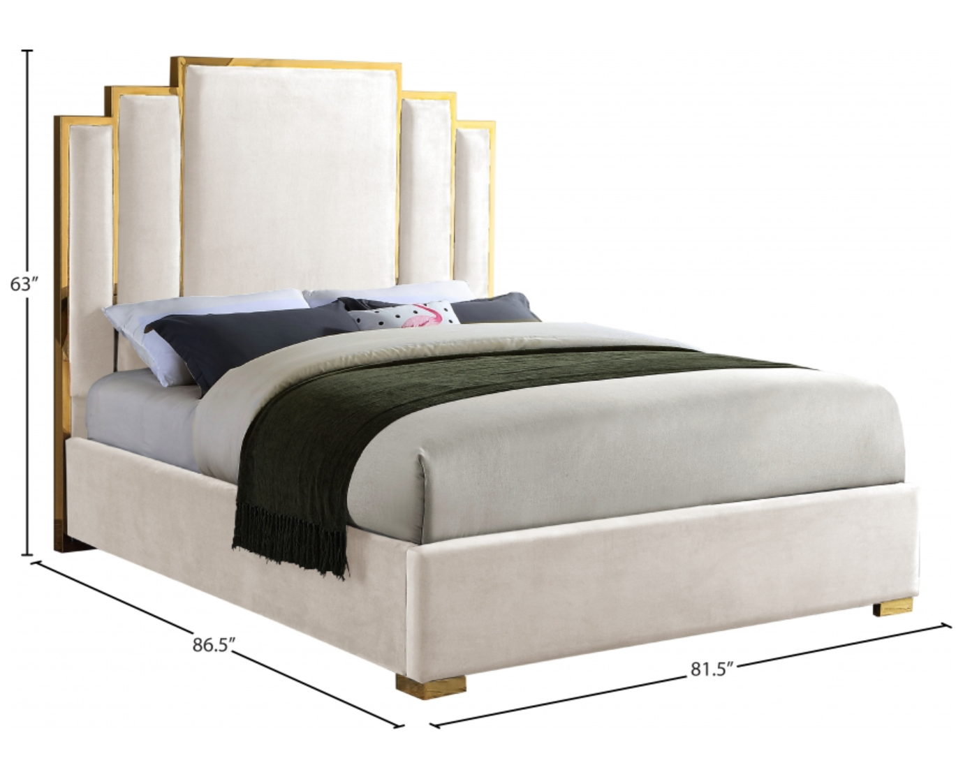 Coco Velvet King Bed