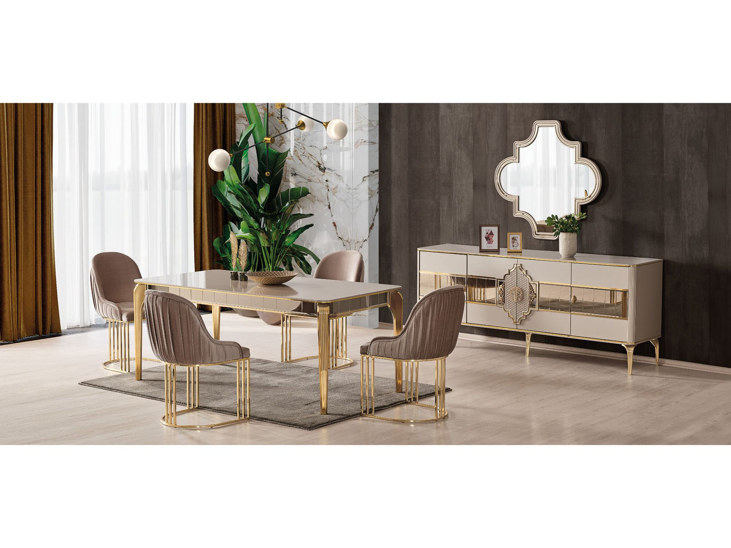 Lubnatsi Diningroom Consol With Mirror
