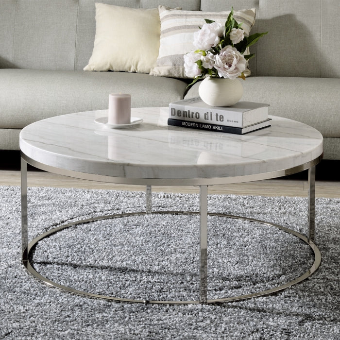 59720VL COFFEE TABLE W/MARBLE