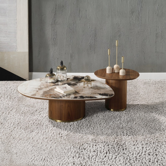 Enelliw COFFEE TABLE W/CERAMIC TOP
