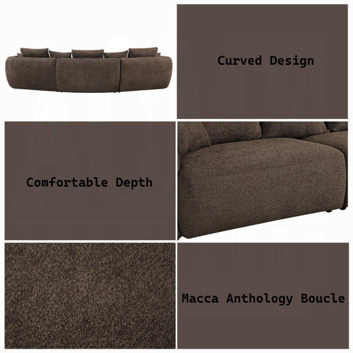 05230VL Hsab Sofa W/7 Pillows