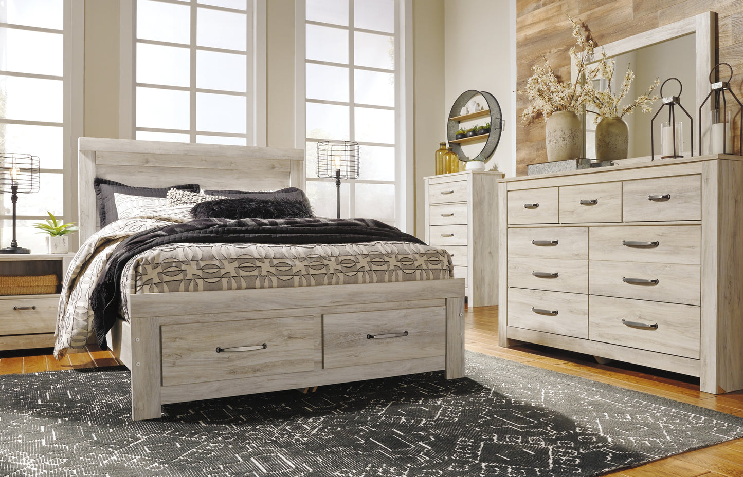 Bellaby Platform Bed With 2 Storage Drawers