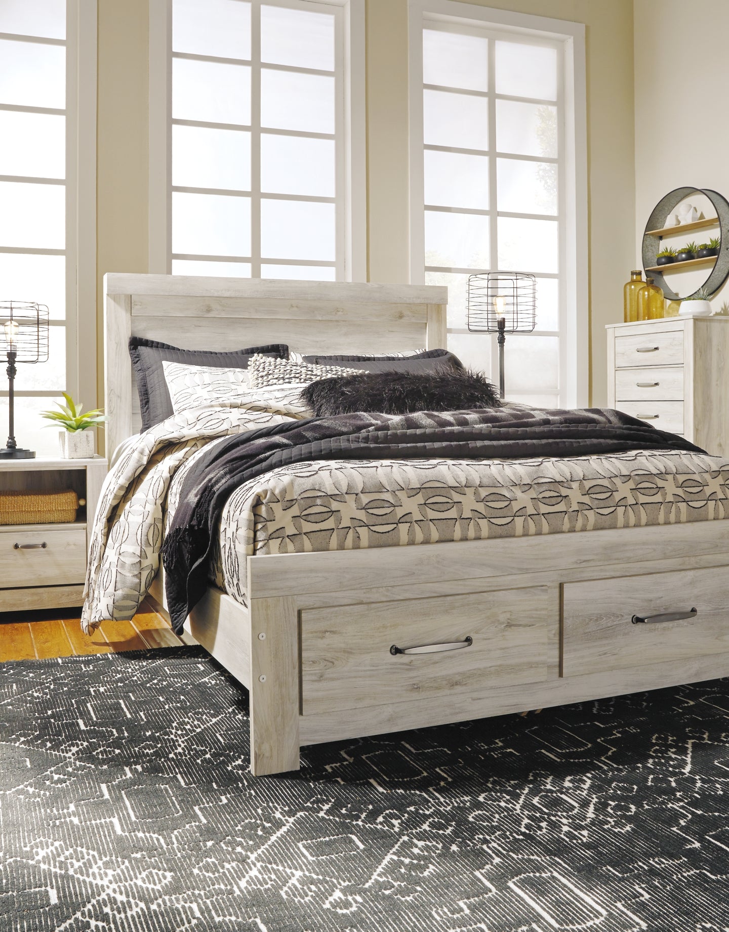 Bellaby Platform Bed With 2 Storage Drawers