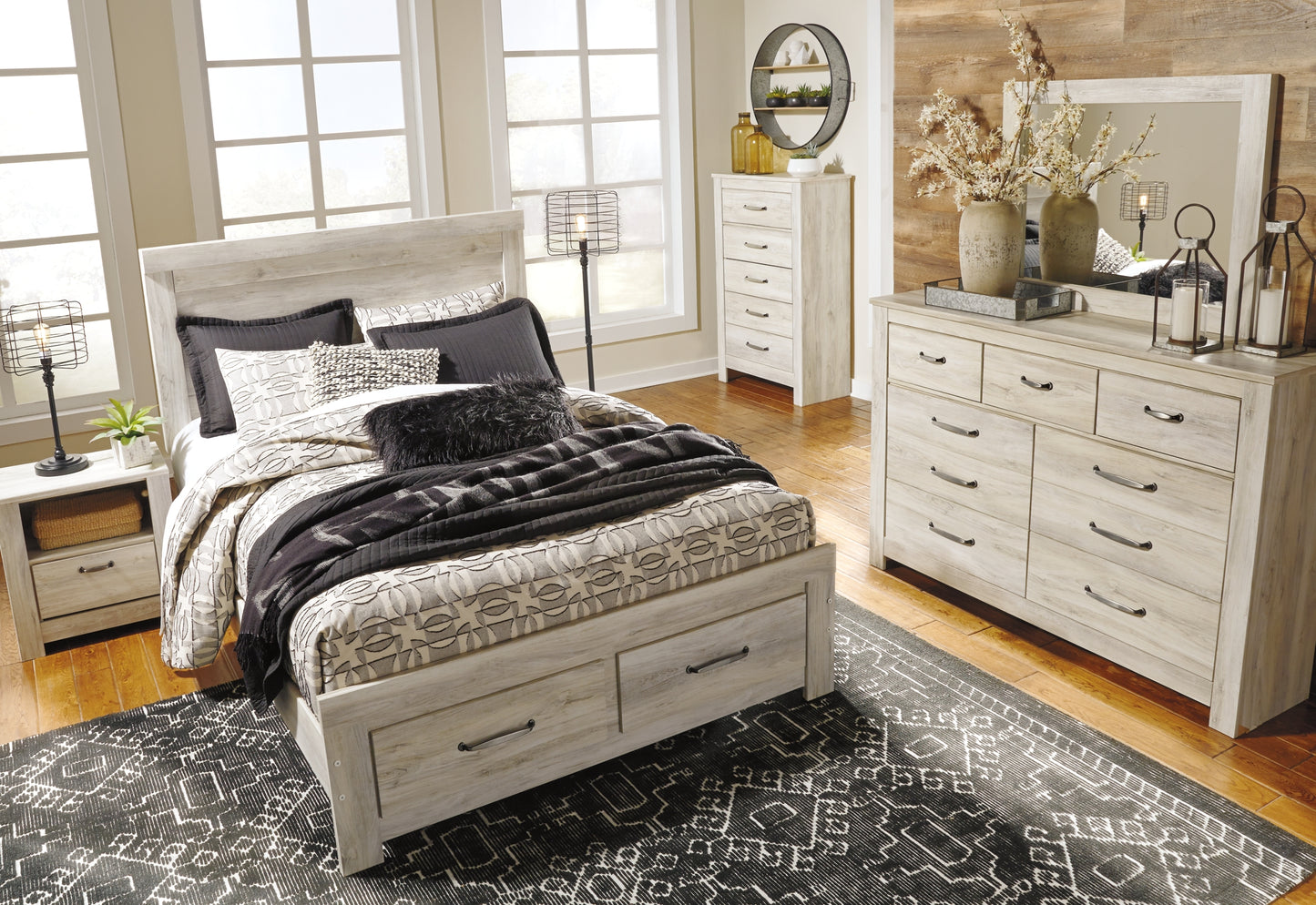 Bellaby Platform Bed With 2 Storage Drawers