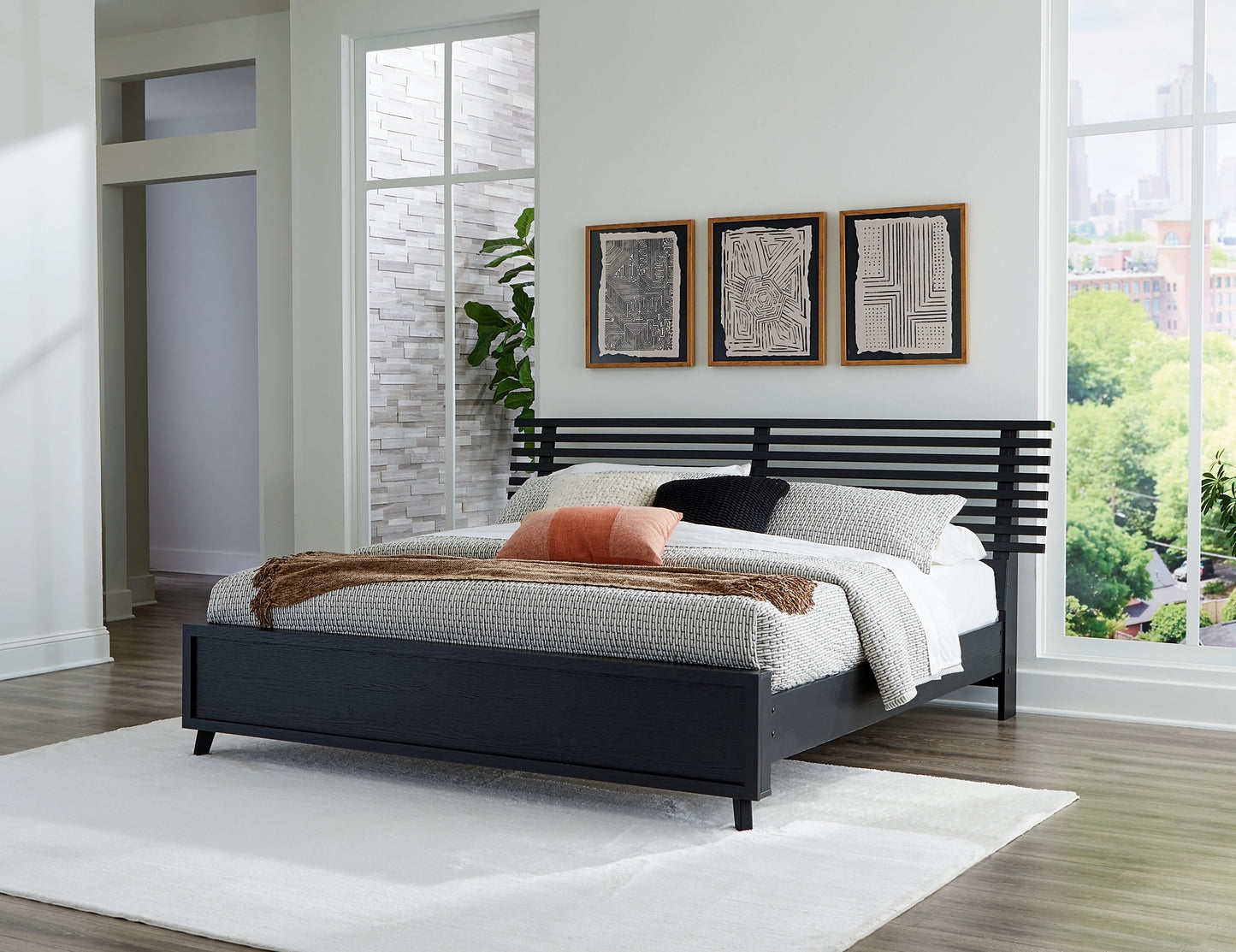 Ashley Express - Danziar Slat Panel Bed