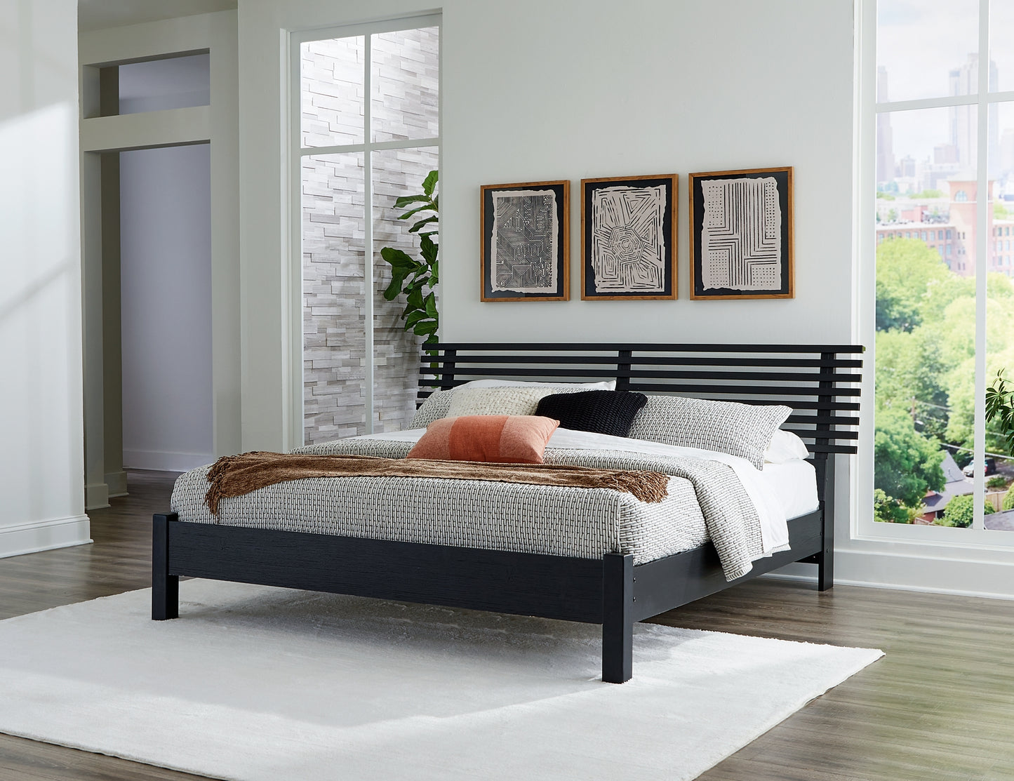 Ashley Express - Danziar Slat Panel Bed
