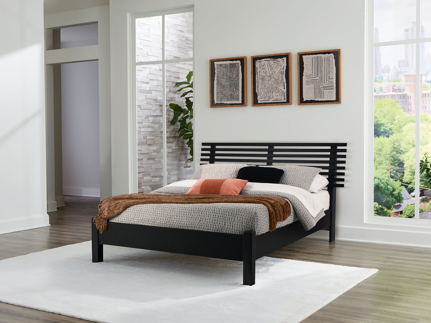 Ashley Express - Danziar Slat Panel Bed