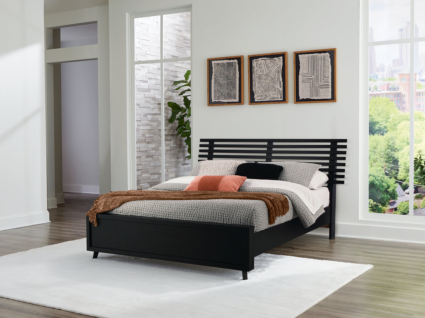 Ashley Express - Danziar Slat Panel Bed