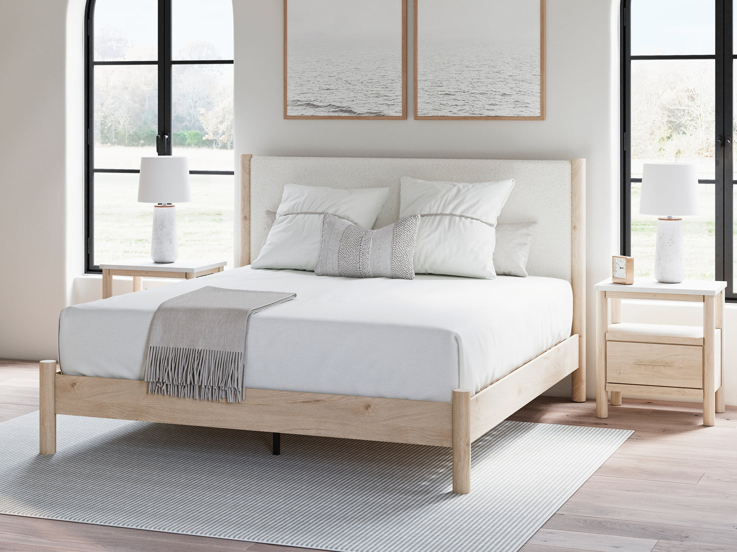 Ashley Express - Cadmori Upholstered Panel Bed