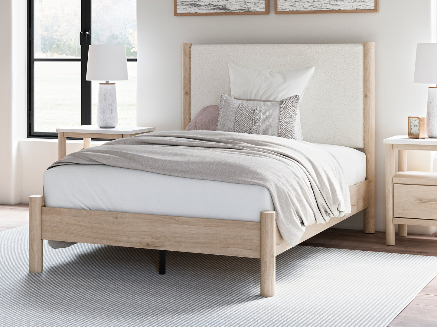 Ashley Express - Cadmori Upholstered Panel Bed
