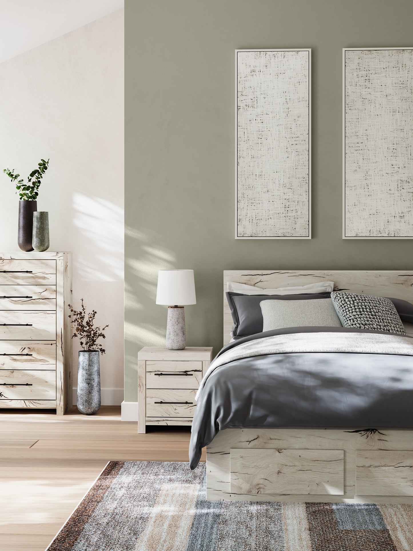 Lawroy Panel Storage Bed