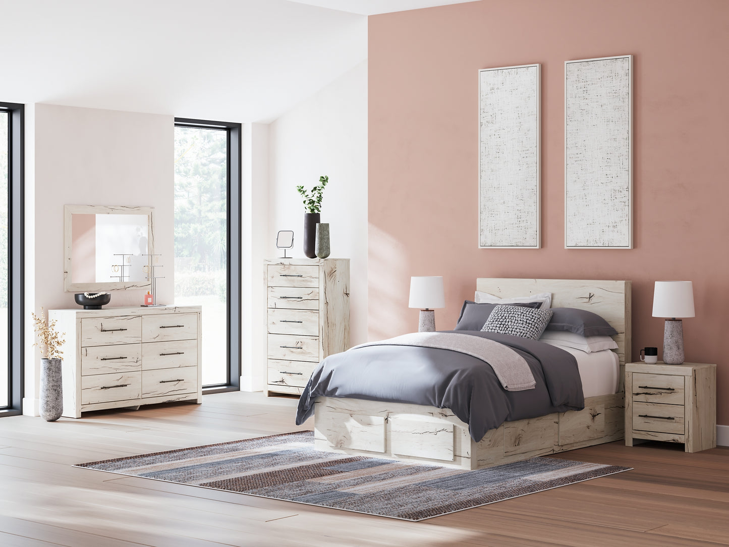 Lawroy Panel Storage Bed