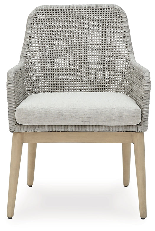 Ashley Express - Seton Creek 2 Outdoor Chairs with End Table