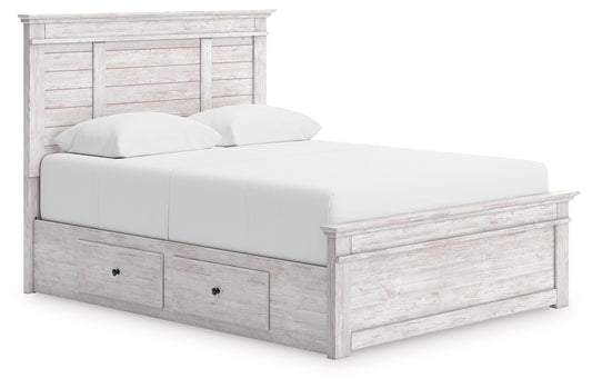Makidern Queen Panel Storage Bed