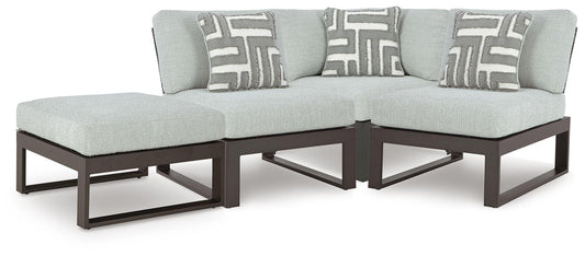 Ashley Express - Beachloft 4-Piece Outdoor Sectional