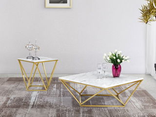 Nosam Coffee Table - Gold
