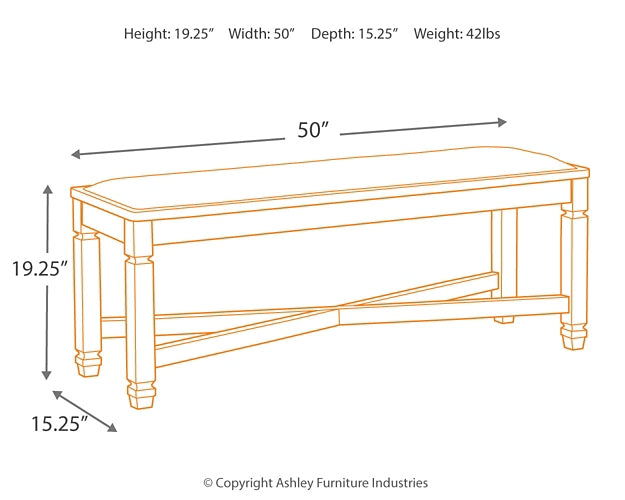 Ashley Express - Tyler Creek Upholstered Bench