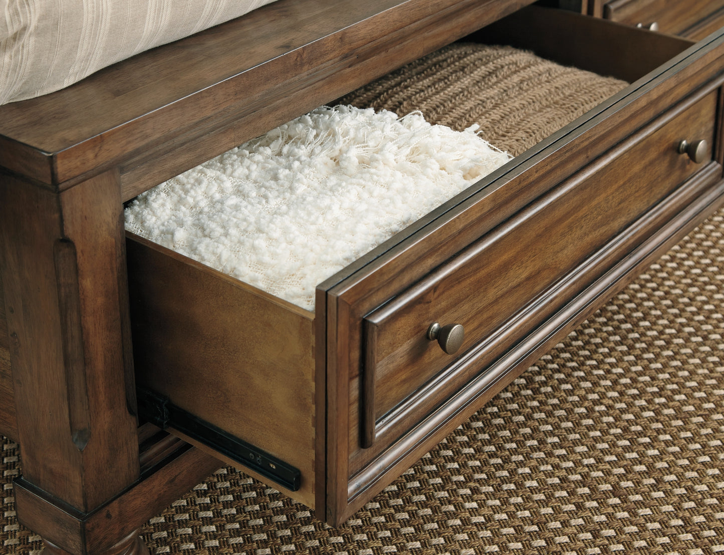 Ashley Express - Flynnter Queen Sleigh Bed with 2 Storage Drawers