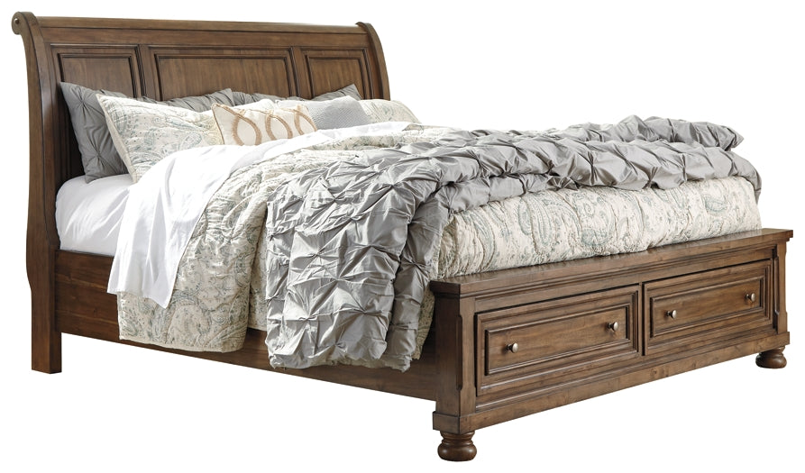 Ashley Express - Flynnter Queen Sleigh Bed with 2 Storage Drawers