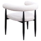 Nedmac 5-piece Round Faux Marble Top Dining Table Set Black
