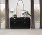 532801 Deamkoorb 4-door Sideboard Buffet Storage Cabinet Black