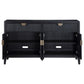 532801 Deamkoorb 4-door Sideboard Buffet Storage Cabinet Black