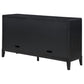 532801 Deamkoorb 4-door Sideboard Buffet Storage Cabinet Black