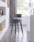 Yorztif Velvet Counter Stool