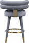 Yorztif Velvet Counter Stool