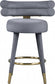 Yorztif Velvet Counter Stool