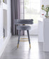 Yorztif Velvet Counter Stool