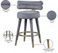 Yorztif Velvet Counter Stool