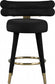 Yorztif Velvet Counter Stool