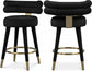 Yorztif Velvet Counter Stool