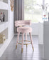 Yorztif Velvet Counter Stool