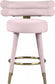Yorztif Velvet Counter Stool