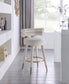 Yorztif Velvet Counter Stool