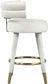 Yorztif Velvet Counter Stool