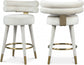 Yorztif Velvet Counter Stool