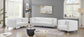 156 Vegan Leather Upholstered Sofa Set