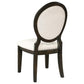 Alywt 5-piece Round Storage Base Dining Table Set Dark Cocoa