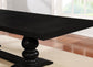 132121 Splehp 7-piece Rectangular Dining Table Set Distressed Noir