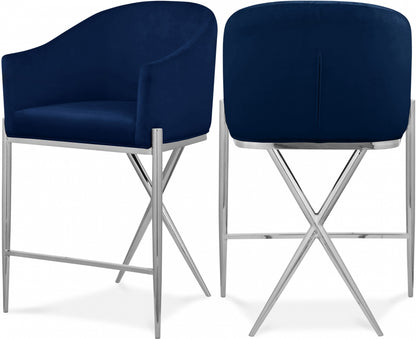 Reivax Velvet Counter Stool