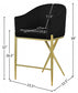 Reivax Velvet Counter Stool
