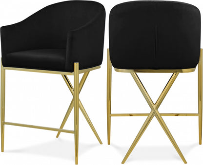 Reivax Velvet Counter Stool