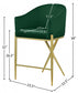Reivax Velvet Counter Stool